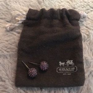 Coach earrings